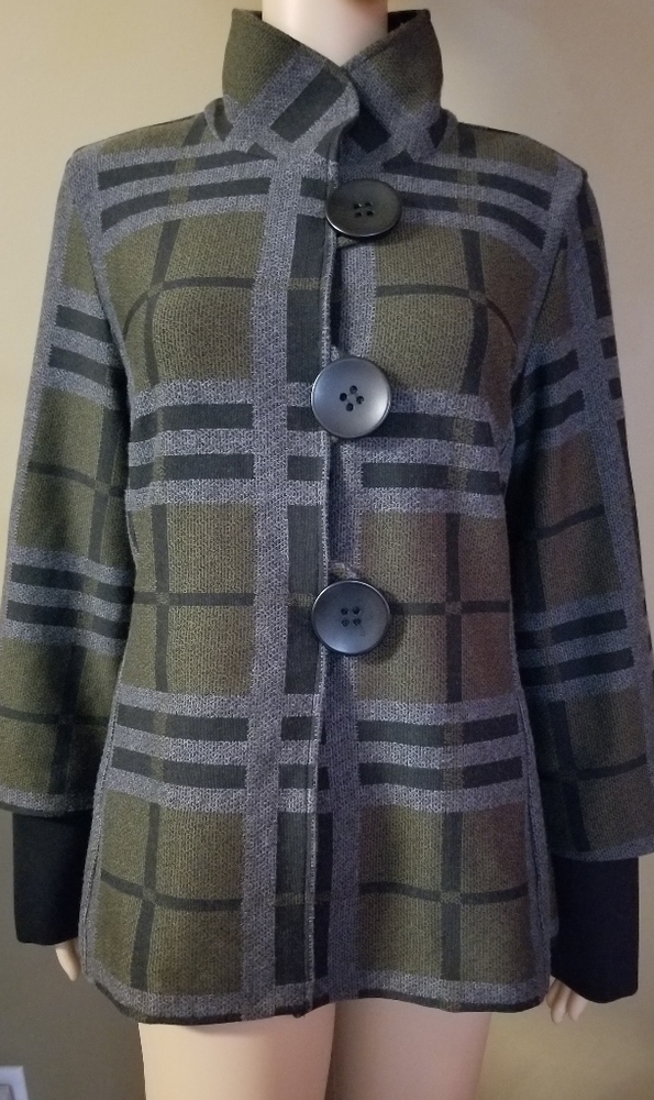 Joseph Ribkoff Knit Button-up Blaser